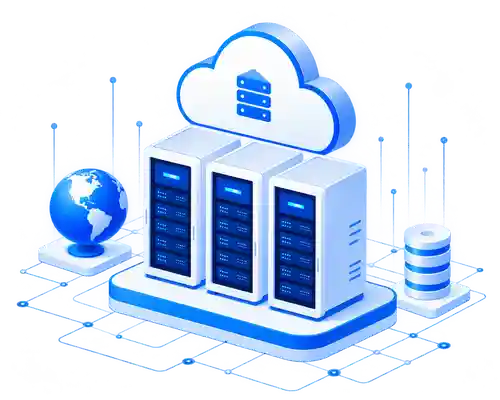米兰IPv6VPS与云计算基础设施示意图